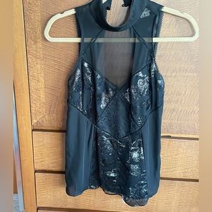 Never worn Haute Hippie black top